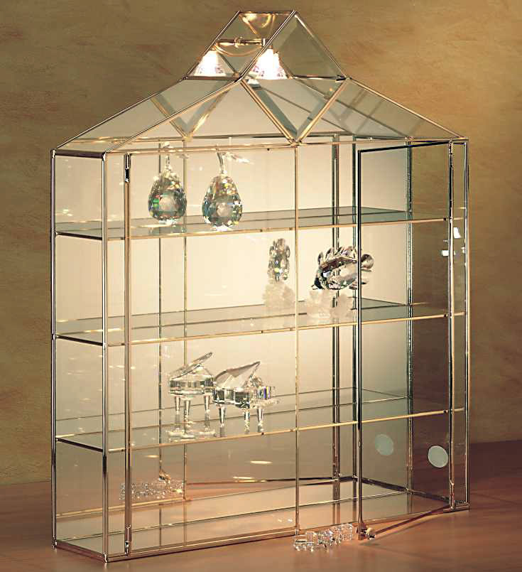 Magasin/Commande : Vitrines de collection de luxe pour figurines en cristal