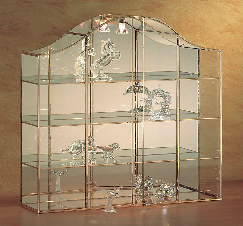 Vitrines de collection de luxe pour figurines en cristal